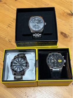 Invicta Men’s Watch Lot (3 watches)