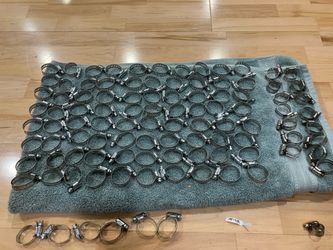 Over 100 hose clamps!