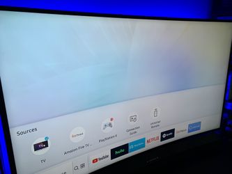 Samsung 55 inch curved 4K UHD smart tv