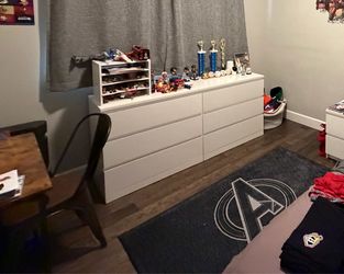 Ikea 6 drawer Malm dresser