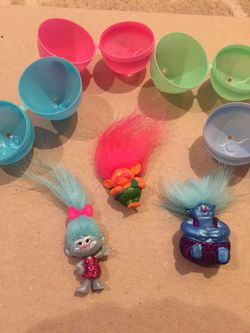 TROLLS, series 6, filled Easter eggs