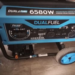 Dual Fuel Generator 6580w