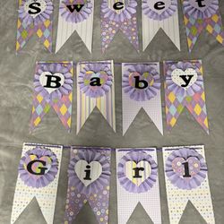 Baby Shower Banner Nursery Decor