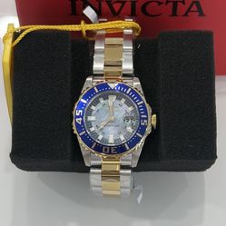 Invicta Pro Diver Swiss Ronda 585 Caliber Women's Watch w/ Mother of Pearl Dial - 30mm, Steel, Gold (2961)