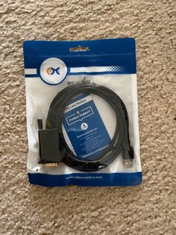 Brand New Cable Matters USB to RS-232 DB9 Serial Adapter Cable - 6ft / 1.8m