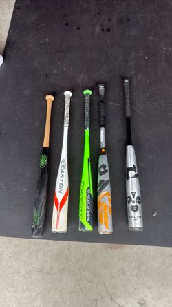 Old used baseball bat