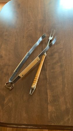 BBQ Fork And Tongs