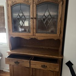 Solid Oak Cabinet