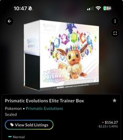 Prismatic evolutions etb