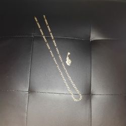 14k Gold Figaro Chain
