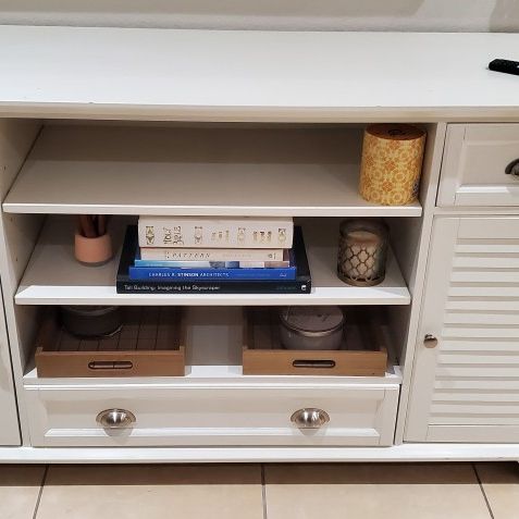 Beautiful White Credenza - TV Stand - Dresser Console