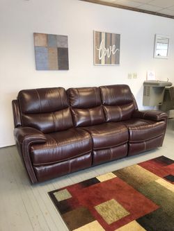 Genuine Leather Couch 40$ down