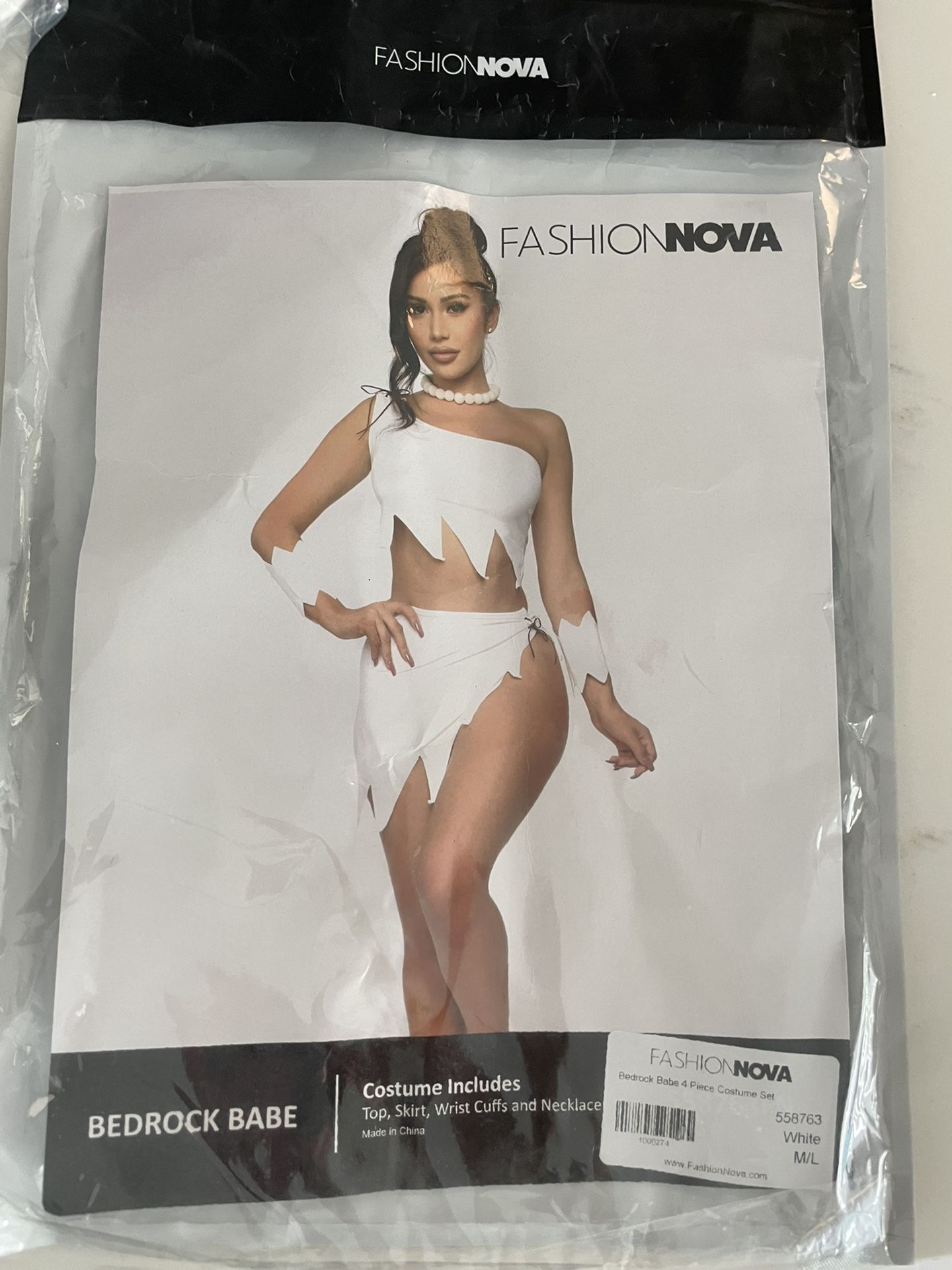 Fashion Nova Bedrock Babe Wilma Flinstone Costume
