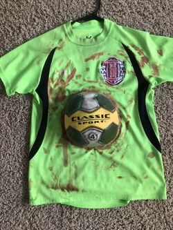 Soccer zombie Player Halloween Costume Youth Large