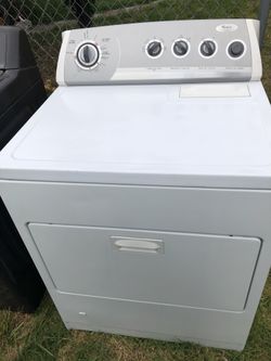 Whirlpool washer and gas dryer