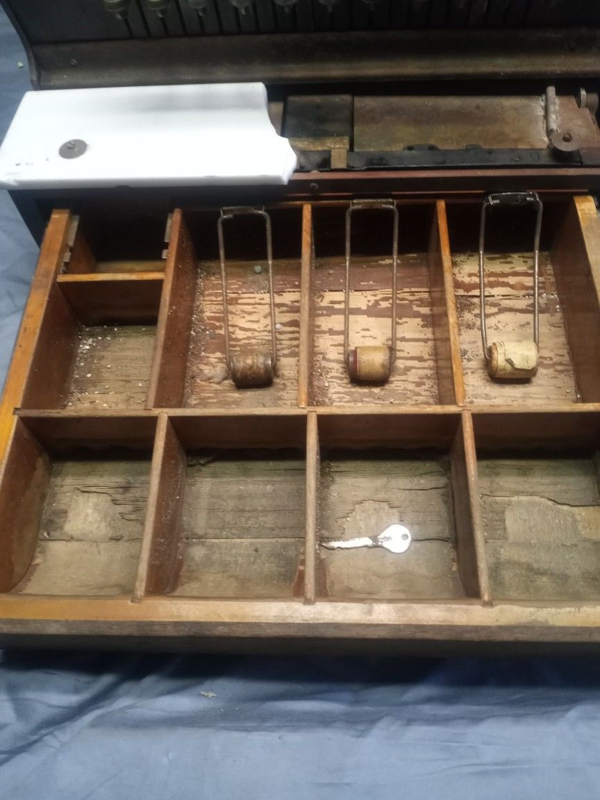 Vintage National 1920s Cash Register