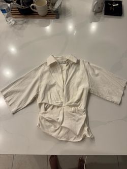 Zara White top
