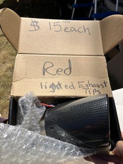 Light Up Exhaust Tips-New