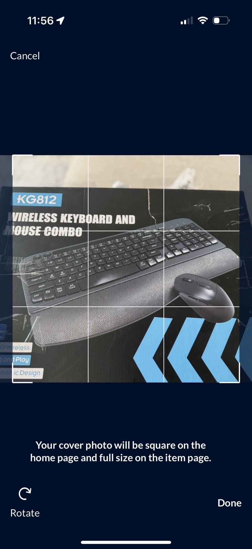 Wireless Keyboard and Mouse Combo, Wave Keys Computer Ergonomic Keyboard with Cushioned Plam Rest, Phone Holder, 2.4GHz Silent 6 Button Wireless Mouse