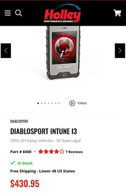 DIABLOSPORT INTUNE I3