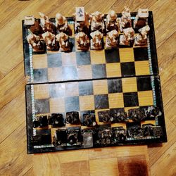 Vintage Ivory Historical CHEST GAME