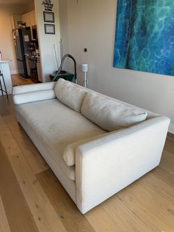 Modern Cream Fabric Sofa