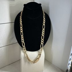 Figaro 14k Gold Necklace 