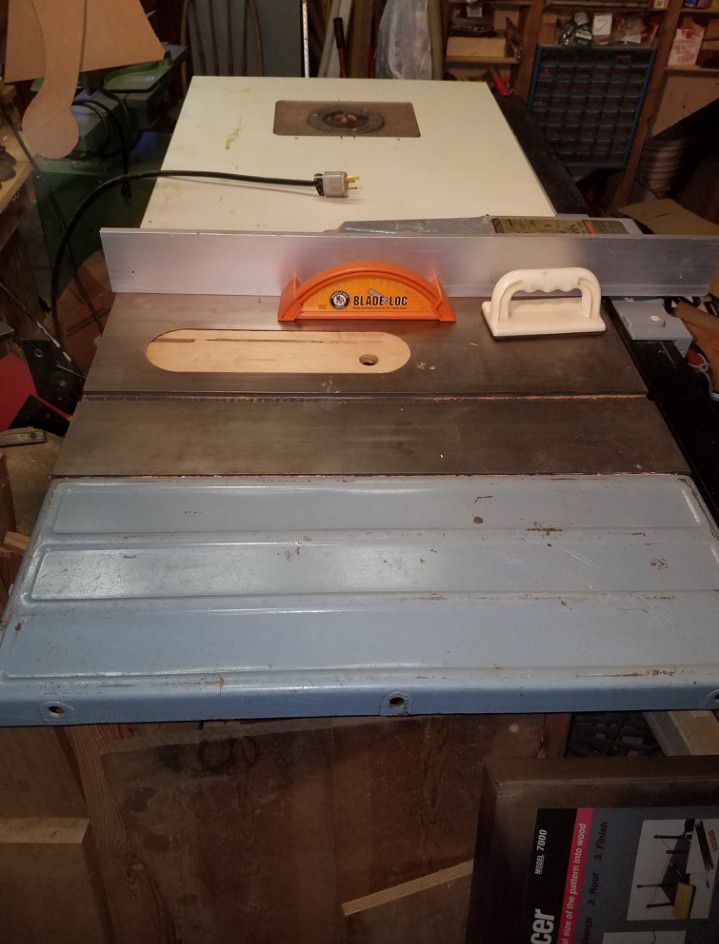 combo table saw and router with table