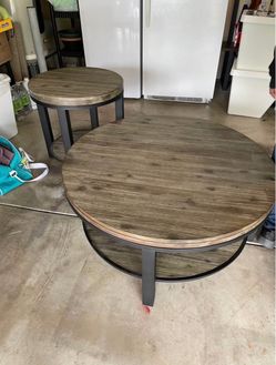 Canyon Round Coffee and End Table, Created for Macy's