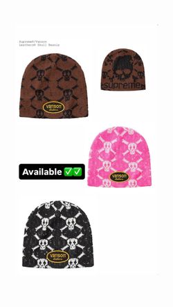 Supreme FW26’ week 5 Supreme/Vanson Leathers Skull Beanie