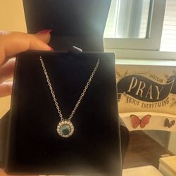 Blue Topaz Pendant 