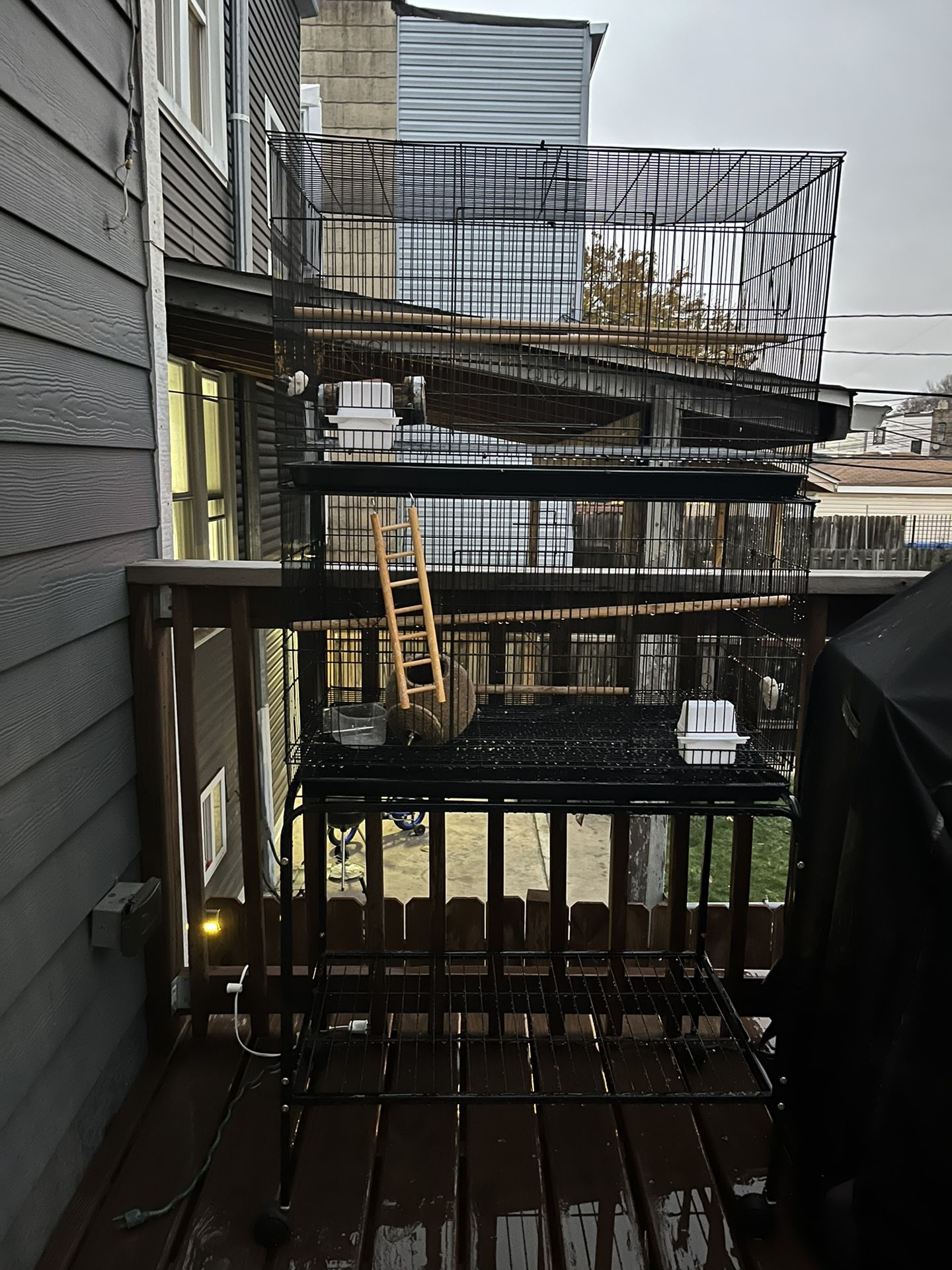 Stacked Bird Cages