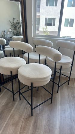 Cream Barstools set of 4