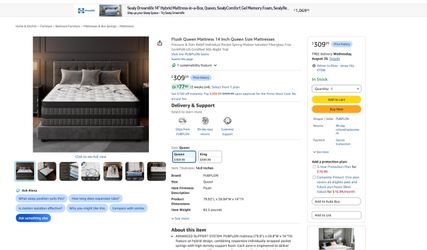 Brand new queen mattress