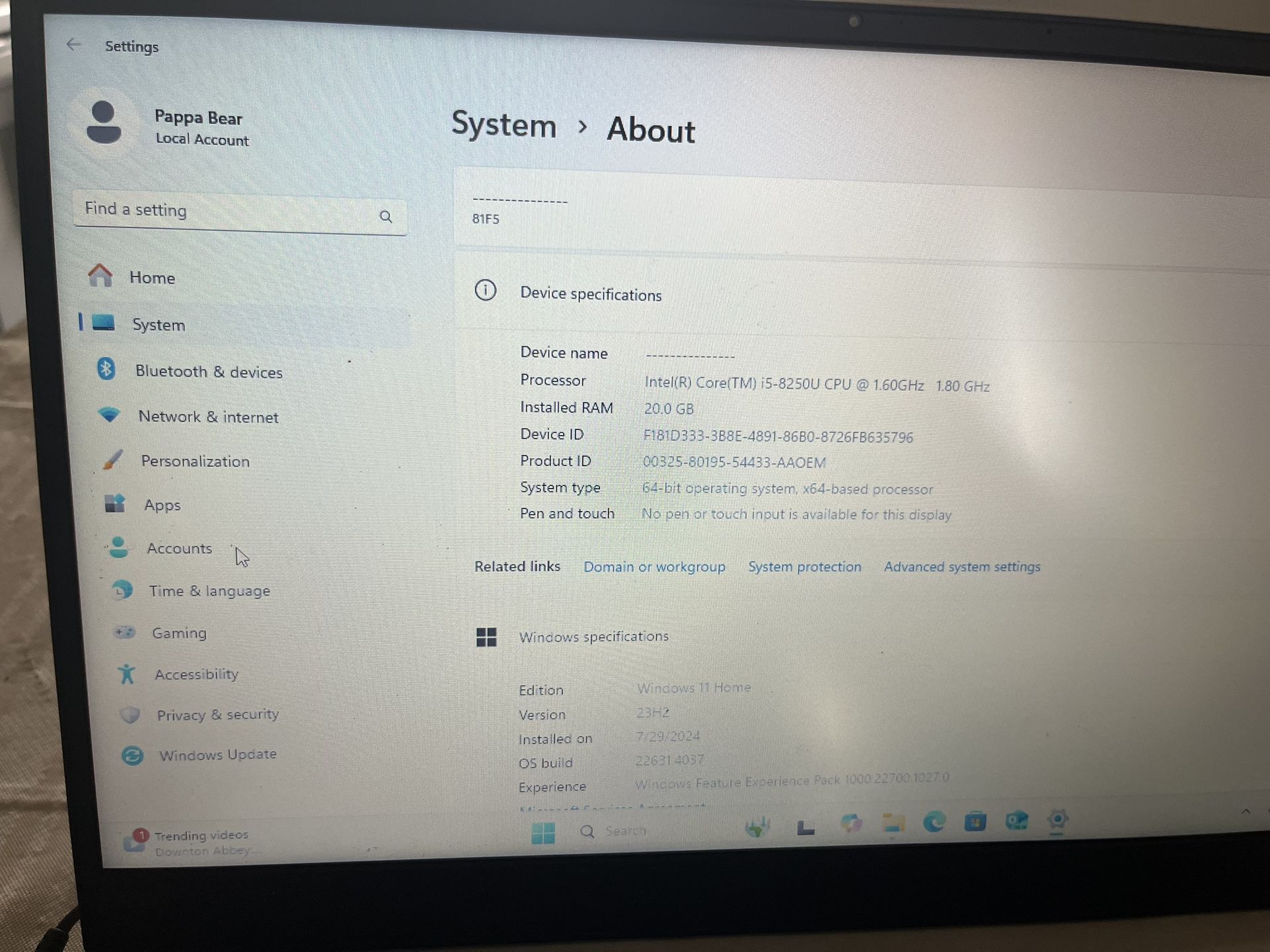 Lenovo Laptop