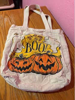 Halloween tote bag