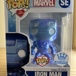 Blue Iron Man Funko Pop! (Make A Wish ) Exclusive