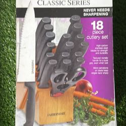 farberware  18 piece knifes set