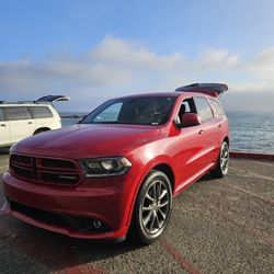 Red Dodge Durango SXT AWD