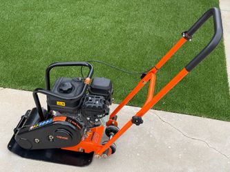 VEVOR Plate Compactor, 6.5 HP 196CC Gas Engine, 5600 VPM Vibrating Ground Rammer