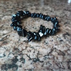 Black Obsidian Crystal Bracelet 