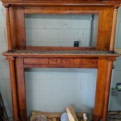 Antique Fireplace Mantle