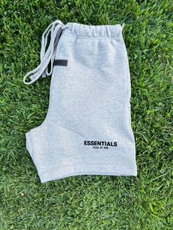 Dark Oat ESSENTIALS shorts (Sizes: S, M)