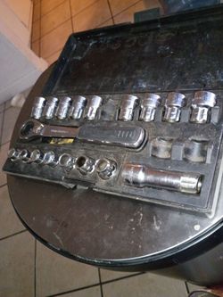 Open ratchet set gear wrench