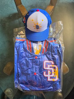 PADRES FILIPINO HERITAGE BOMBER JACKET & HAT