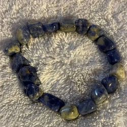 Sodalite Ayurvedic Medicine Healing Bracelet Stone of Insight *New 