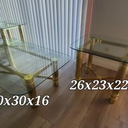 Coffee Table And 2 End Tables 