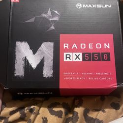 Radeon RX550 Graphics Card (GPU)