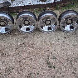 CHEVY 1500 STOCK CHROME WHEELS 5x127 LUG PATTERN 