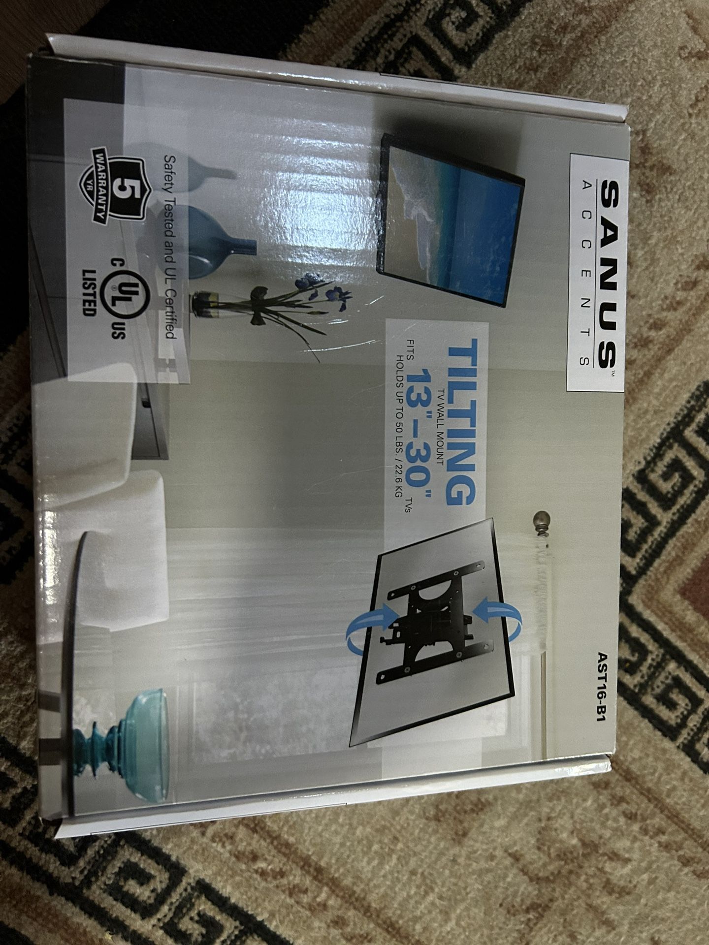 Tilting Tv Wall Mount For 13-30” TV